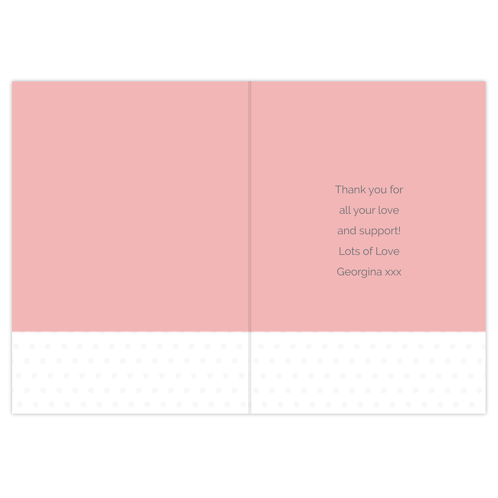 Personalised Like a Mum to Me Card