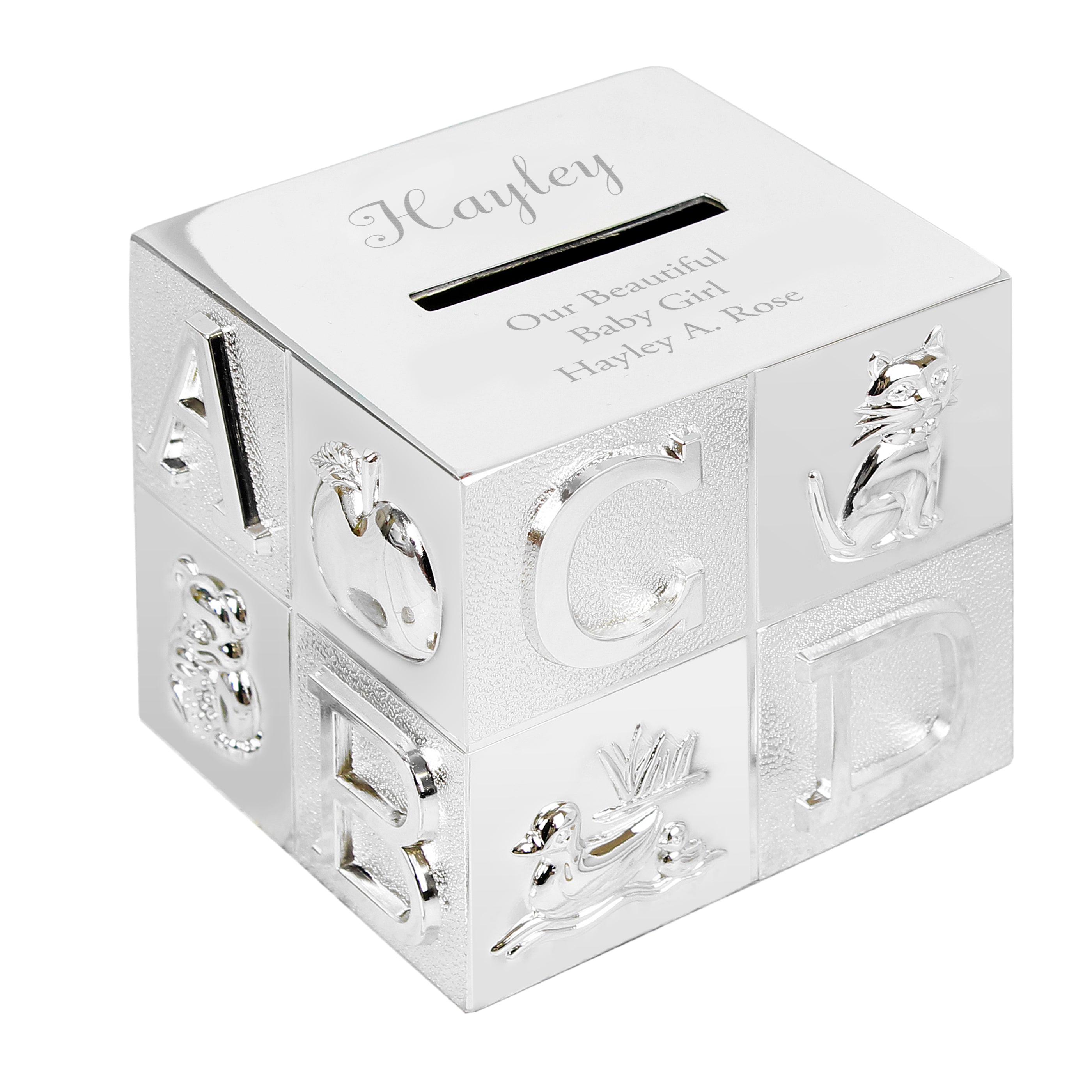 Personalised Bold ABC Money Box