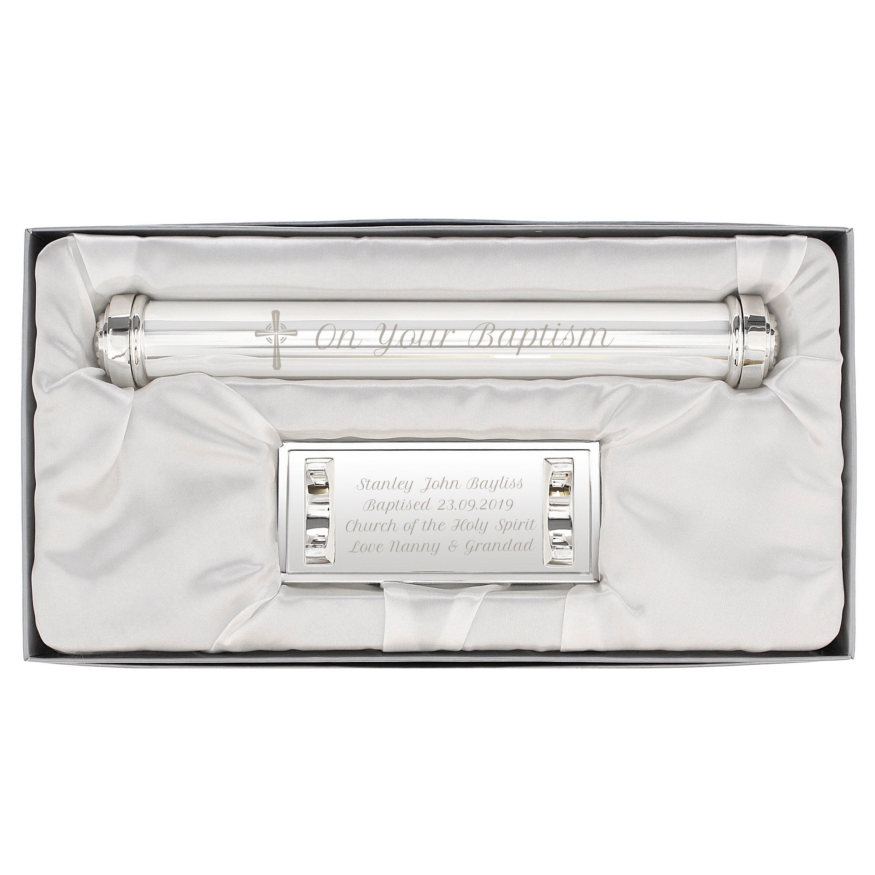 Personalised Cross Certificate Holder