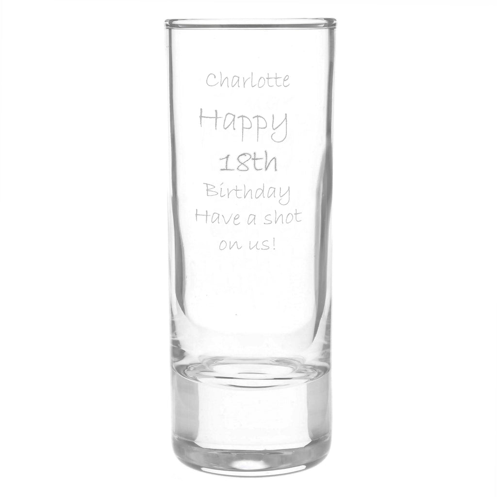 Personalised Engraved Shot Glass