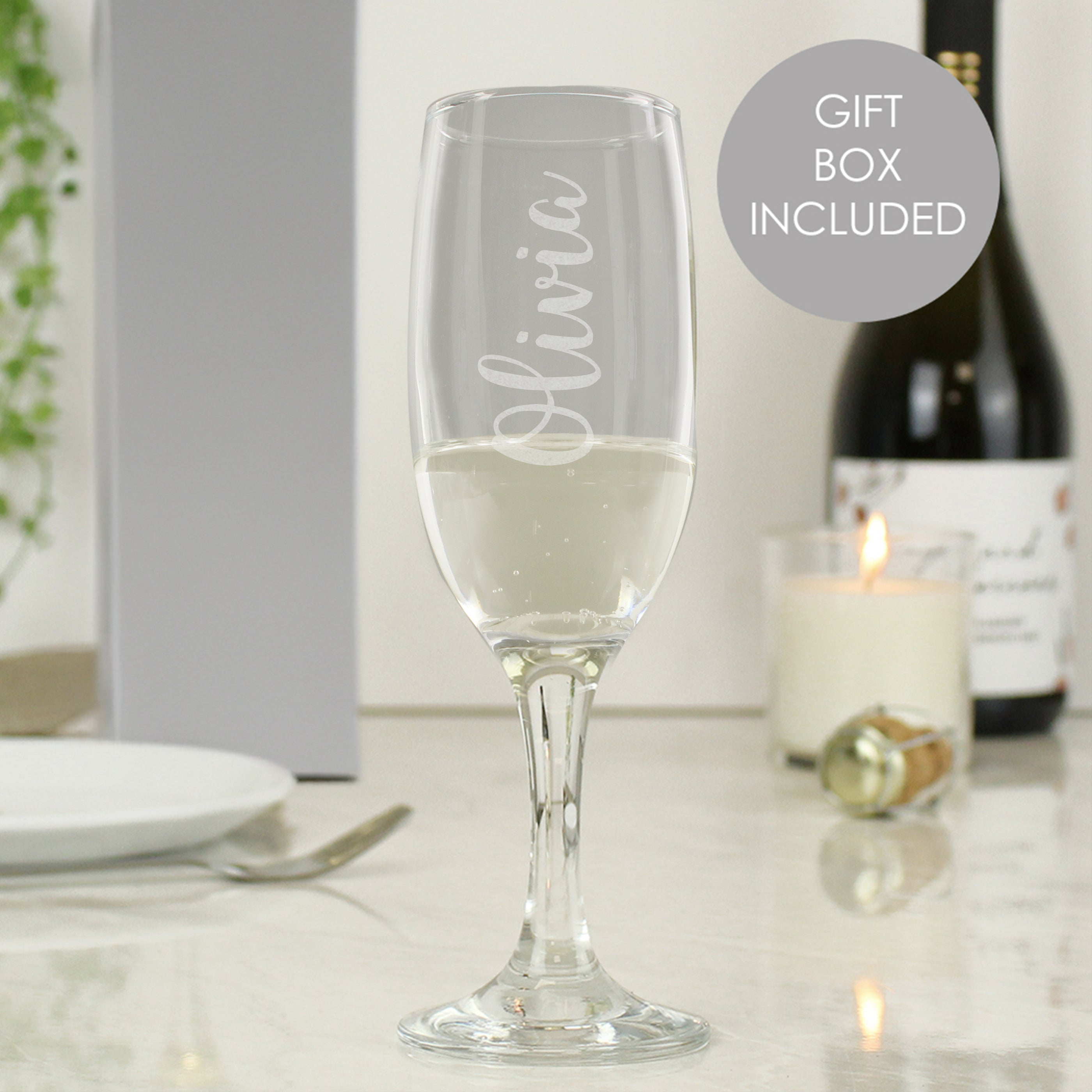 Personalised Name Only Engraved Flute