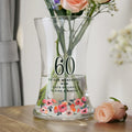 Personalised Floral Big Age Waisted Vase