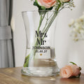 Personalised Couples Waisted Vase