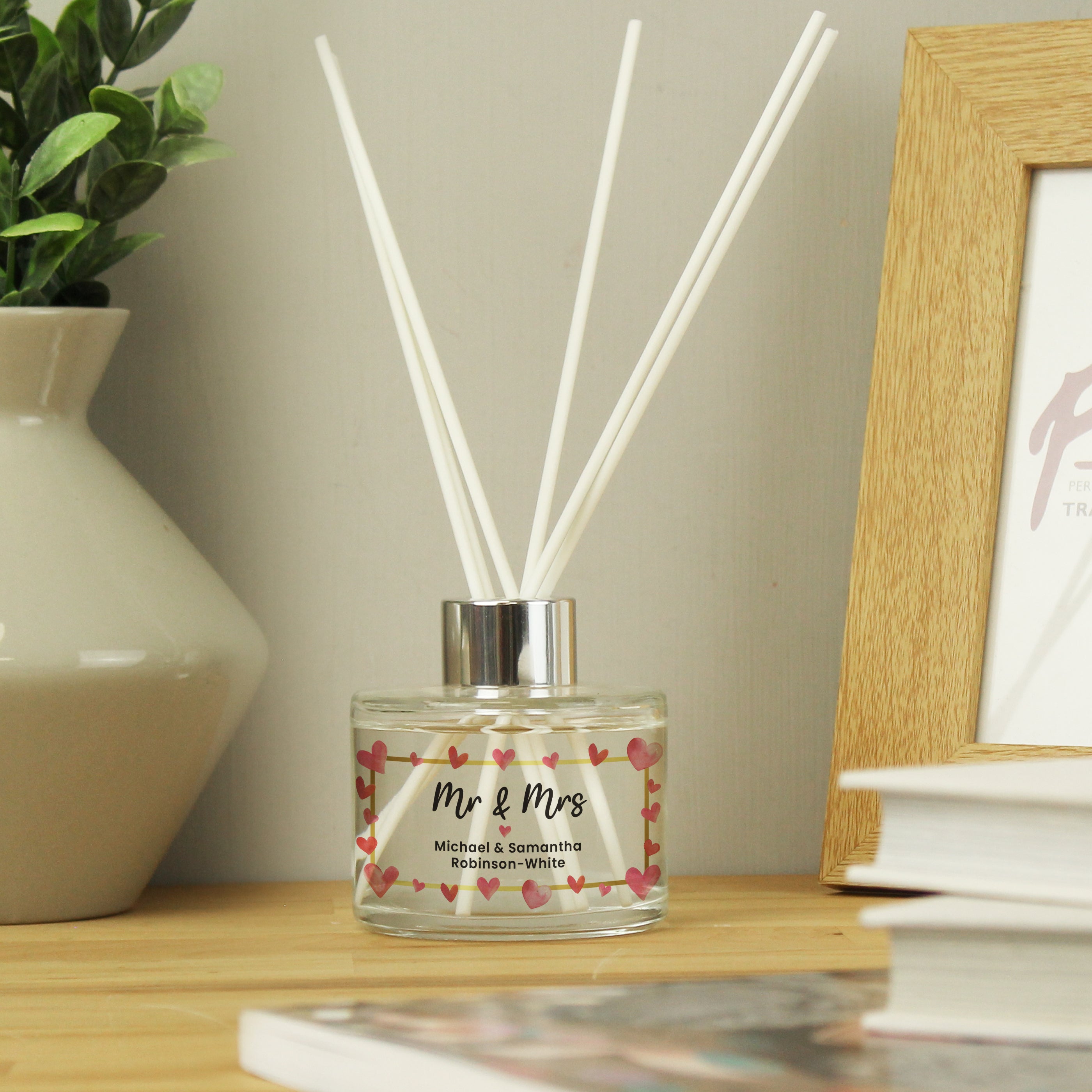 Personalised Hearts Diffuser