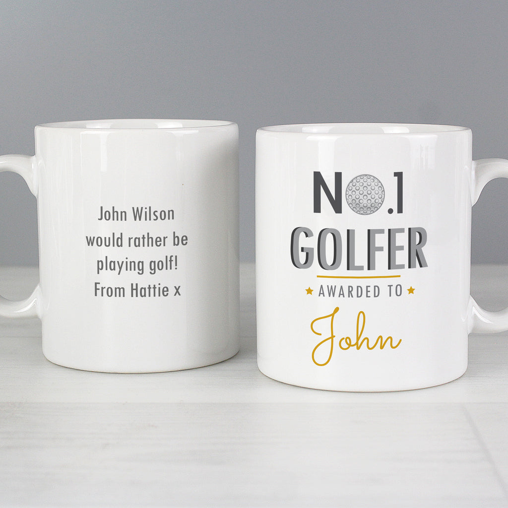 Personalised No.1 Golfer Mug