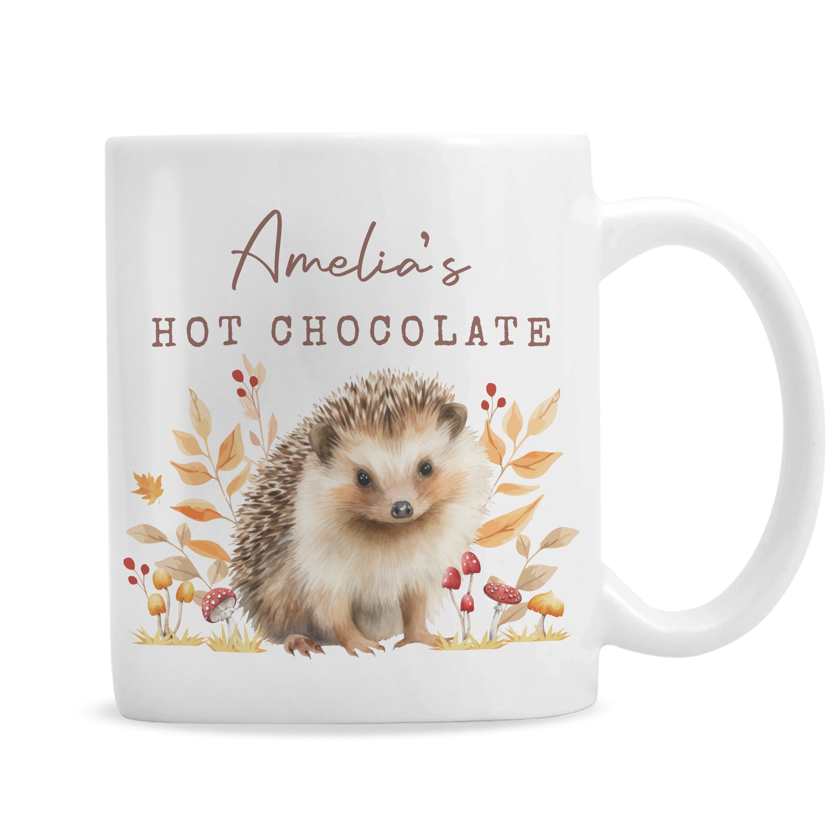 Personalised Hedgehog Mug
