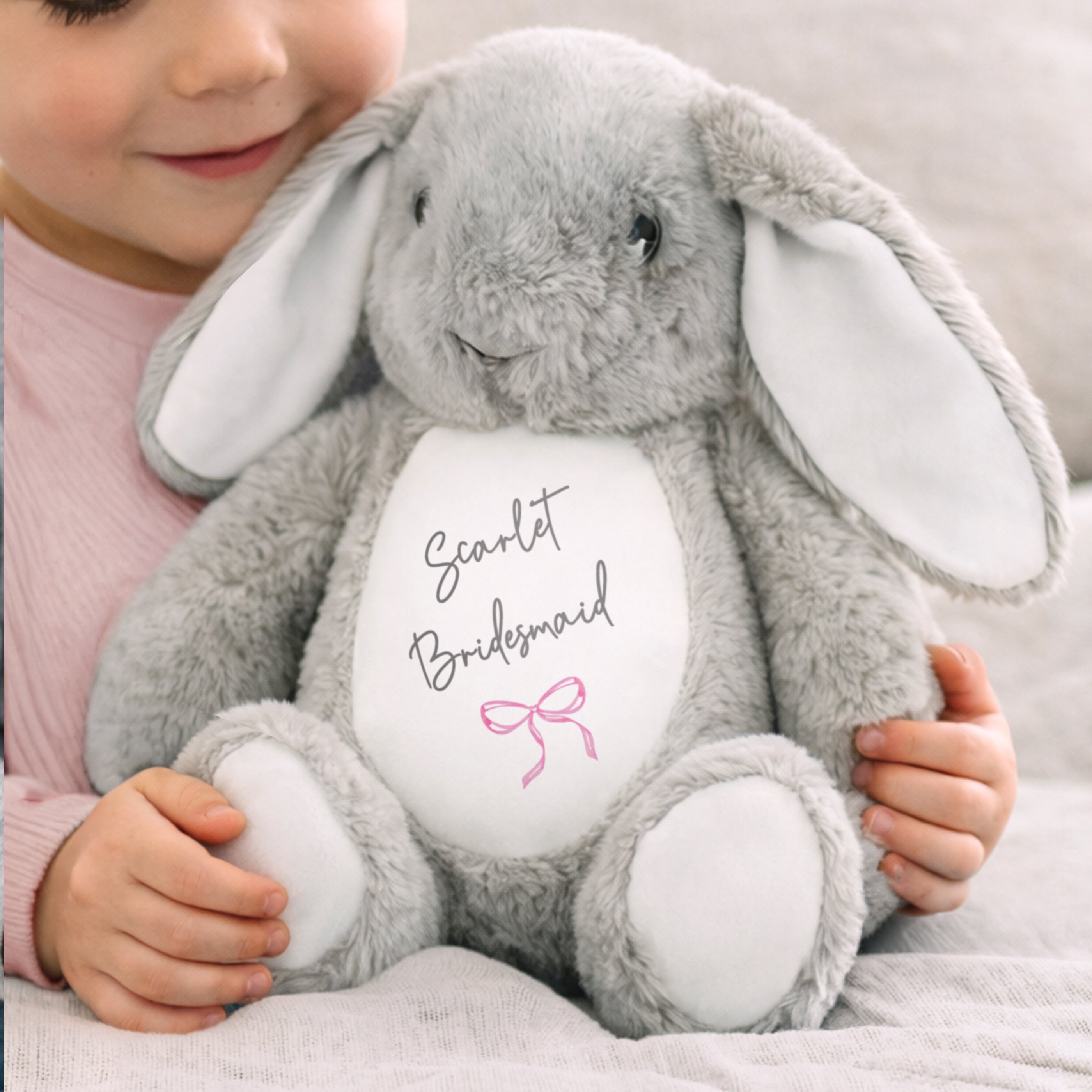 Personalised Flower Girl Bunny