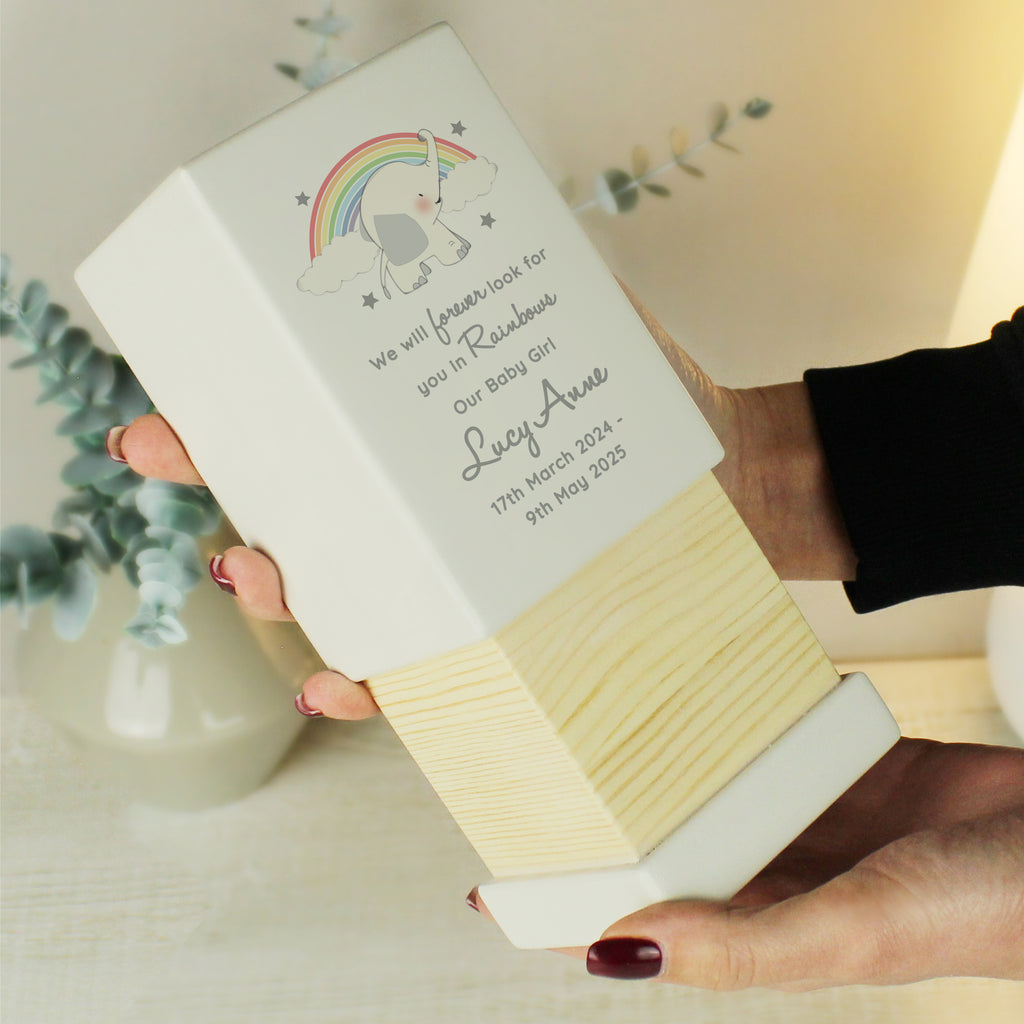 Personalised Childs Memorial Small Wooden Urn