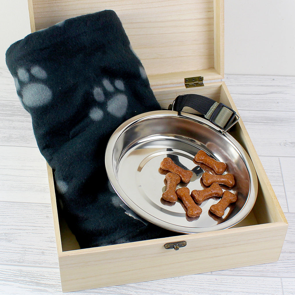 Personalised Dog Breed Memorial Large Keepsake Box