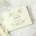Personalised Floral Watercolour Hardback Guest Book & Pen