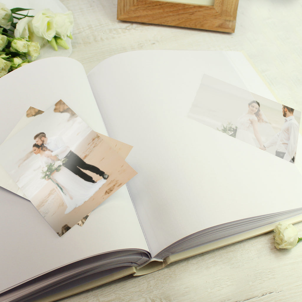 Personalised Black & Gold Free Text Traditional Album