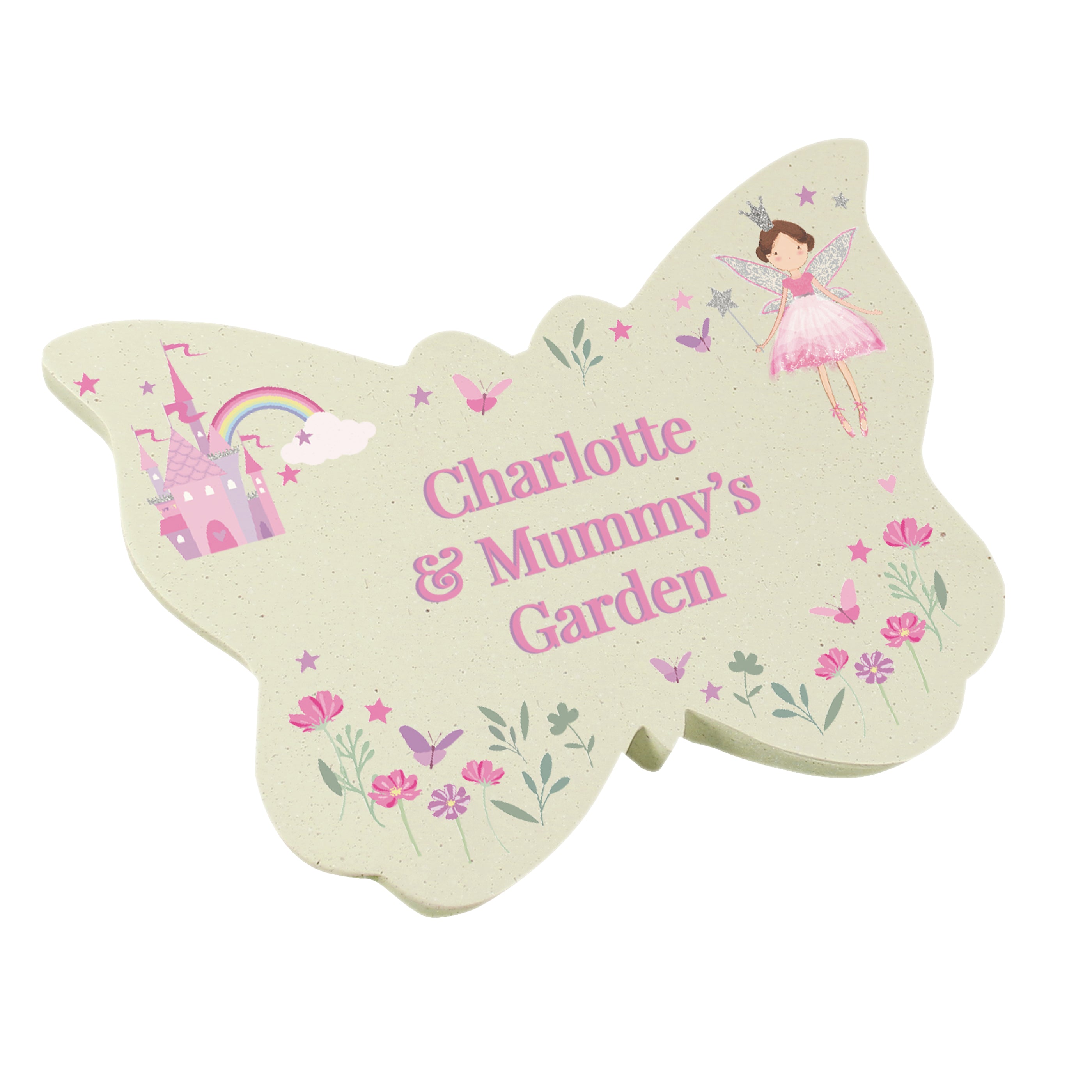 Personalised Fairy Princess Garden Butterfly Ornament